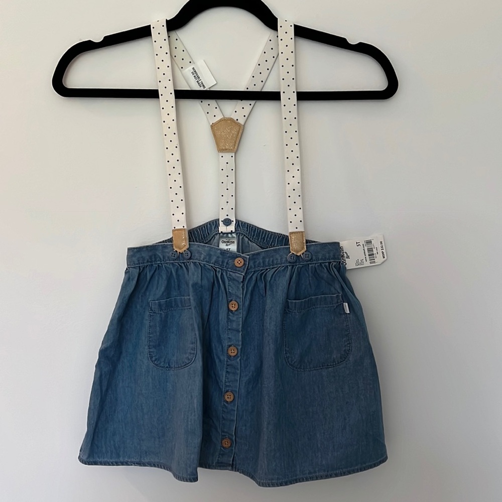 NWT OshKosh B’gosh Suspender Skirt
